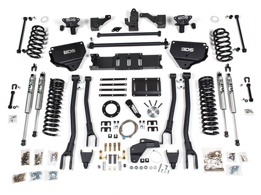 BDS Suspension 1626H 8" 20142018 Dodge Ram 2500 Dsl 4WD 4Link Lift