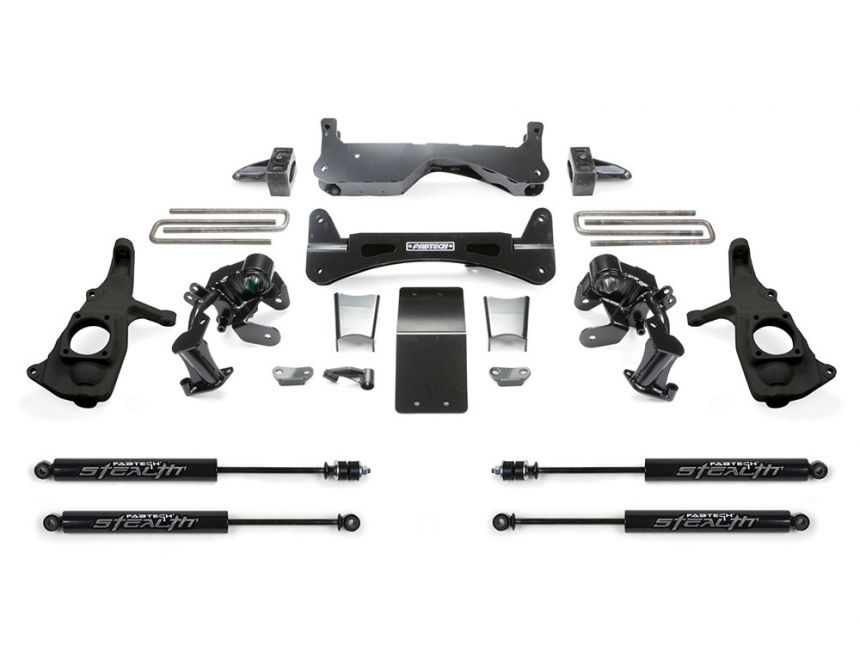 Fabtech K1046 Chevy Silverado 2500HD Suspension Lift Kit with Stealth