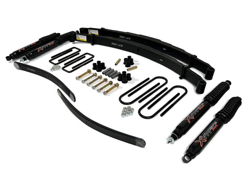 Jackit FD401SD Ford F250 Lift Kit with Blackmax shocks side view