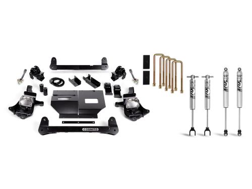 4" 2011-2019 Chevy Silverado 2500HD/3500HD Standard Lift Kit (w/Fox 2.0 Shocks) by Cognito