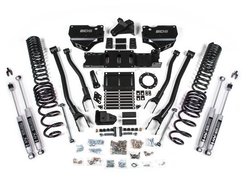 4" 2019-2024 Dodge Ram 3500 4WD (w/diesel engine) 4-Link Lift Kit by BDS Suspension