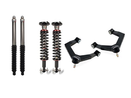 1" 2019-2025 Chevy Silverado 1500 Trail Boss 4WD Performance Leveling Kit (w/Elka 2.0 Coilovers & Shocks) by Cognito