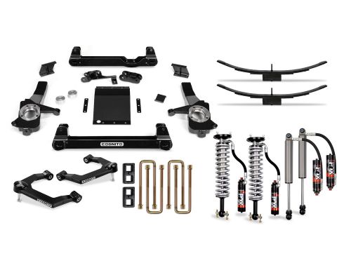 4" 2019-2025 Chevy Silverado 1500 Trail Boss 4WD Elite Lift Kit (w/Fox 2.5 Performance Elite Coilovers & Shocks) by Cognito