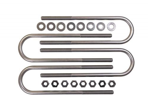 Sierra 1500 4WD 2025 GMC - Rear Round U-Bolt Kit (fits w/ 5" Lift Blocks) by ReadyLift
