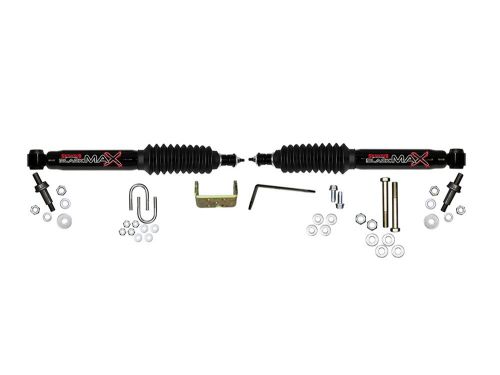 Escalade 1500 2000-2005 Cadillac 4WD (w/Skyjacker 3" or 6" Lift) Black Max Dual Steering Stabilizer Kit by Skyjacker