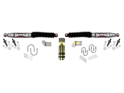 Ram 2500/3500 1998-2002 Dodge 4WD (w/3-3/4 axle tube) 9000 Series Dual Steering Stabilizer Kit by Skyjacker