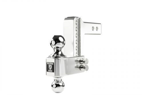 2" Aluminum Adjustable Ball Mount Hitch (4" Drop/Rise) by BulletProof