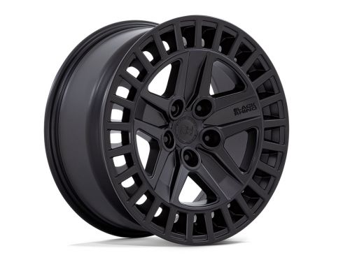 Alston - Matte Black - 18"x8.5" W/ 5X114.3mm Bolt Pattern, 5.73" Backspacing, & 25mm Offset Wheel by Black Rhino