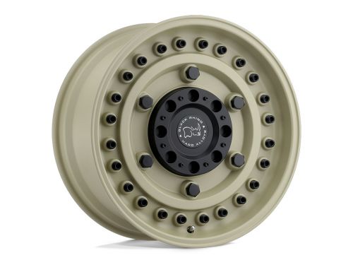 Armory - Desert Sand - 16"x8" W/ 6X120mm Bolt Pattern, 4.11" Backspacing, & -10mm Offset Wheel by Black Rhino