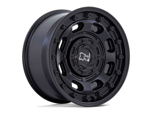 Atlas - Matte Black - 18"x9" W/ 5X127mm Bolt Pattern, 5" Backspacing, & 0mm Offset Wheel by Black Rhino