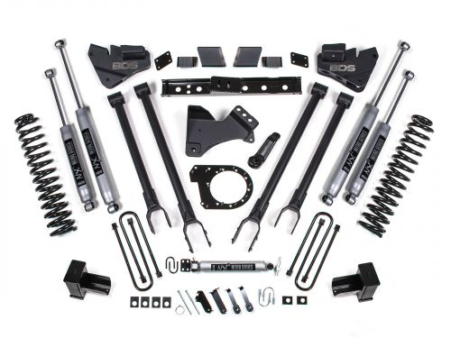 6" 2017-2019 Ford F250/F350 4WD (w/diesel engine) 4-Link Lift Kit by BDS Suspension