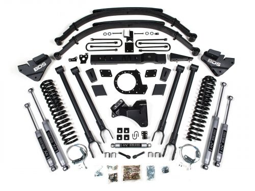 8" 2017-2019 Ford F250/F350 4WD (w/diesel engine) 4-Link Lift Kit by BDS Suspension