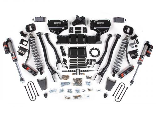 6" 2019-2024 Dodge Ram 3500 4WD (w/diesel engine) Fox 2.5 Performance Elite Coilover / 4-Link Lift Kit by BDS Suspension