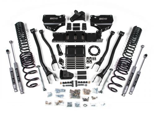 4" 2019-2024 Dodge Ram 2500 (w/Diesel Engine) 4WD 4-Link Lift Kit by BDS Suspension