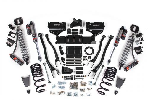 4" 2019-2024 Dodge Ram 2500 4WD (w/diesel engine) Fox 2.5 Performance Elite Coilover / 4-Link Lift Kit by BDS Suspension