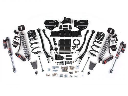6" 2019-2024 Dodge Ram 2500 4WD (w/diesel engine) Fox 2.5 Performance Elite Coilover / 4-Link Lift Kit by BDS Suspension