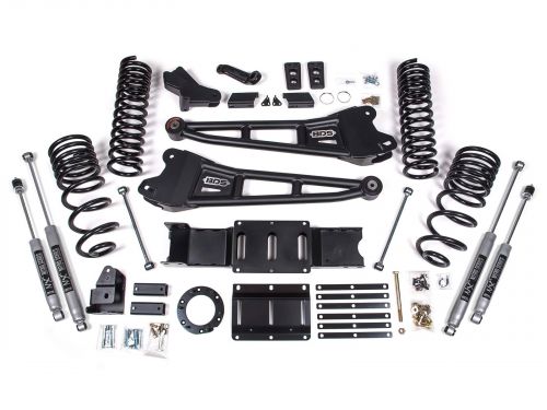 4" 2019-2026 Dodge Ram 2500 (w/Gas Engine) 4WD Radius Arm Lift Kit by BDS Suspension