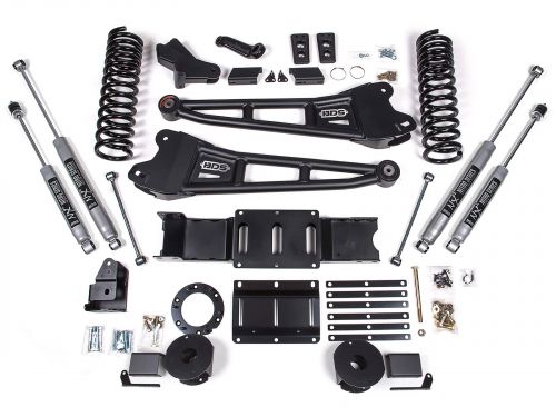 4" 2019-2024 Dodge Ram 2500 (w/Gas Engine & Factory Rear Air-Ride) 4WD Radius Arm Lift Kit by BDS Suspension