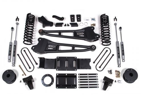 6" 2019-2024 Dodge Ram 3500 (w/Diesel Engine & Factory Rear Air-Ride) 4WD Radius Arm Lift Kit by BDS Suspension
