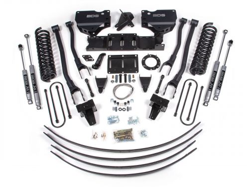 8" 2019-2024 Dodge Ram 3500 (w/Diesel Engine) 4WD 4 Link Lift Kit by BDS Suspension