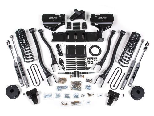 6" 2019-2024 Dodge Ram 3500 4wd (w/Diesel Engine & Factory Rear Air-Ride) 4-Link Lift Kit by BDS Suspension