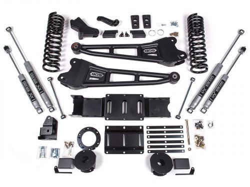 5.5" 2019-2024 Dodge Ram 2500 (w/Gas Engine & Factory Rear Air-Ride) 4WD Radius Arm Lift Kit by BDS Suspension