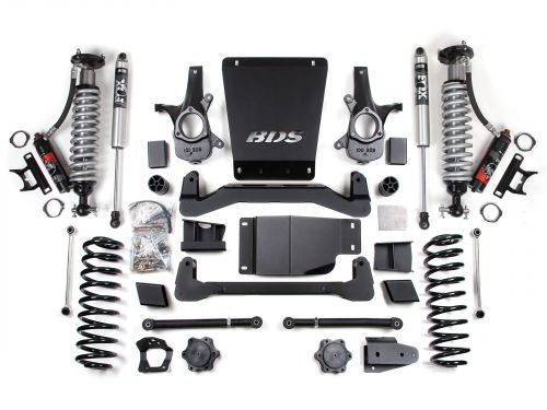 6" 2007-2013 Chevy Avalanche 1500 4WD Fox 2.5 Performance Elite Coilover Lift Kit by BDS Suspension