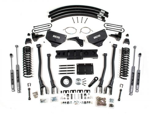 8" 2013-2018 Dodge Ram 3500 4WD (w/diesel engine) 4-Link Lift Kit by BDS Suspension