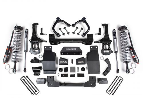 4" 2019-2024 Chevy Silverado 1500 4WD Fox Performance Elite Coilover Lift Kit by BDS Suspension