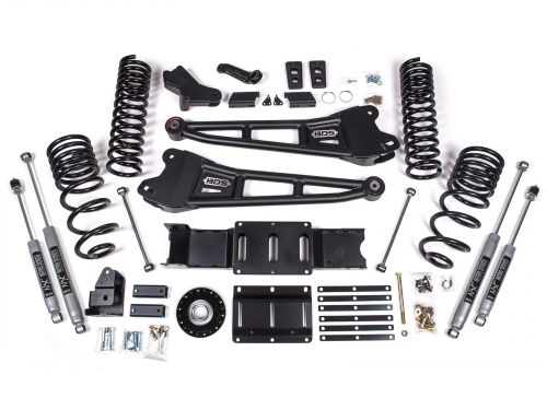 4" 2025-2026 Dodge Ram 2500 4WD (w/diesel engine) Radius Arm Lift Kit by BDS Suspension