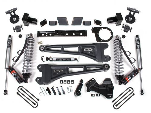 7" 2023-2025 Ford F350 4WD (w/dual rear wheels & diesel engine) Fox 2.5 Performance Elite CoilOver Radius Arm Lift Kit by BDS Suspension