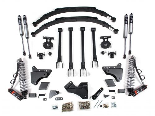 6" 2011-2016 Ford F250 / F350 4WD (w/diesel engine) Fox Performance Elite CoilOver 4-Link Lift Kit by BDS Suspension