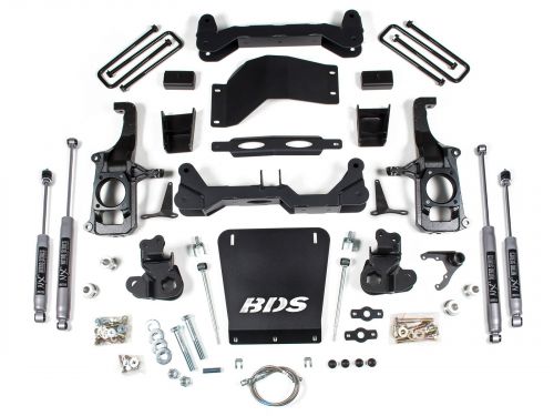4.5" 2011-2019 Chevy Silverado 2500HD/3500HD 4WD & 2WD Lift Kit by BDS Suspension