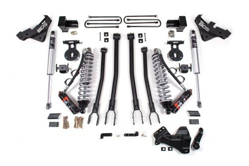 4" 2023-2026 Ford F450 Super Duty 4WD 4-Link Fox 2.5 Performance Elite Coilover Lift Kit by BDS Suspension