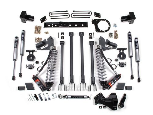 6" 2020-2022 Ford F350 Super Duty 4WD (Dually & Diesel models) 4-Link Fox Performance Elite Coilover Lift Kit by BDS Suspension