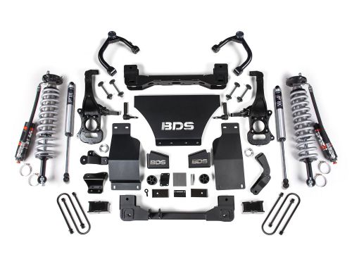 2.5" 2025-2026 GMC Sierra 1500 AT4 4WD (w/Gas Engine) Fox Performance Elite Coilover Lift Kit by BDS Suspension