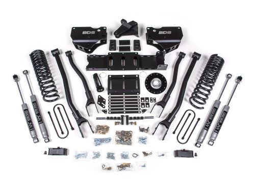 4" 2025-2026 Dodge Ram 3500 4WD (w/Diesel Engine) Extended Travel 4-Link Lift Kit by BDS Suspension
