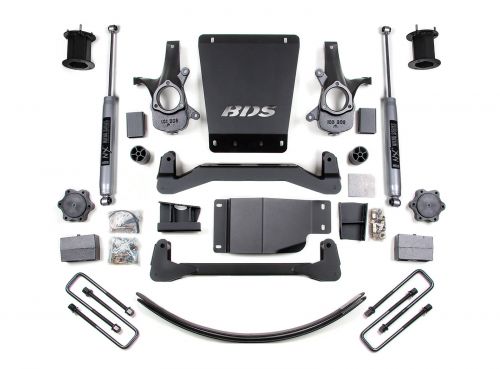 6" 2007-2013 GMC Sierra 1500 4WD High Clearance Lift Kit by BDS Suspension