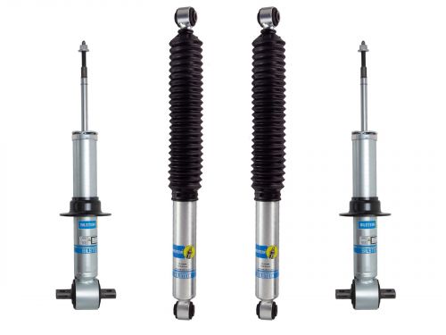 Yukon XL 1500 2015-2020 GMC - Bilstein 5100 0–1.6" Adjustable Height Front Leveling Struts & 5100 Rear Shocks (Set of 4)