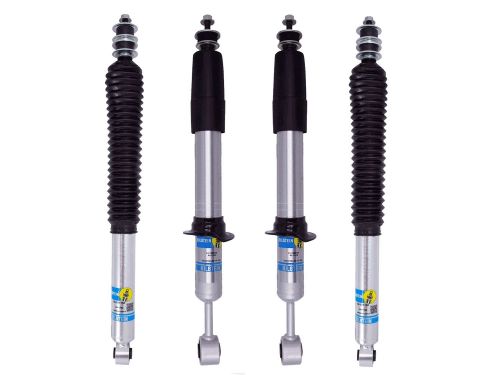 Tacoma 2016-2023 Toyota 4WD - Bilstein 5100 0–2" Adjustable Height Front Leveling Struts & 5100 Rear Shocks (Set of 4)