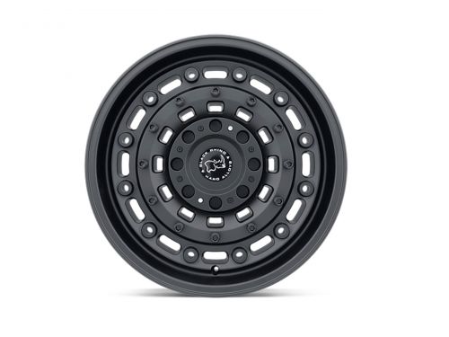 Arsenal - Textured Matte Black - 17"x9.5" W/ 8X170mm Bolt Pattern, 5.72" Backspacing, & 12mm Offset Wheel by Black Rhino