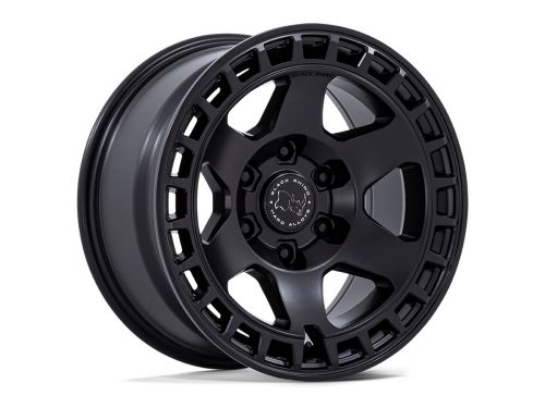 Bahari - Matte Black - 17"x8.5" W/ 6X139.7mm Bolt Pattern, 5.73" Backspacing, & 25mm Offset Wheel by Black Rhino