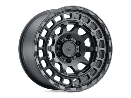 Chamber - Matte Black - 16"x8" W/ 6X139.7mm Bolt Pattern, 4.11" Backspacing, & -10mm Offset Wheel by Black Rhino