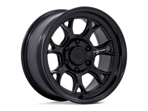 Etosha - Matte Black - 17"x8.5" W/ 6X120mm Bolt Pattern, 5.54" Backspacing, & 20mm Offset Wheel by Black Rhino