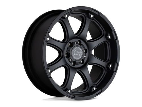 Glamis - Matte Black - 20"x9" W/ 8X165.1mm Bolt Pattern, 5.47" Backspacing, & 12mm Offset Wheel by Black Rhino