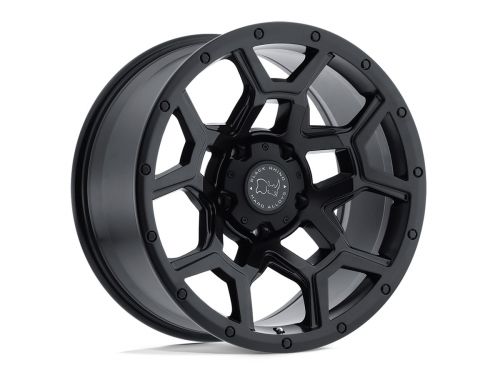 Overland - Matte Black - 18"x9.5" W/ 6X139.7mm Bolt Pattern, 4.54" Backspacing, & -18mm Offset Wheel by Black Rhino