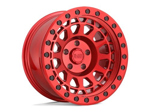 Primm - Candy Red W/ Black Bolts - 18"x9.5" W/ 5X127mm Bolt Pattern, 4.54" Backspacing, & -18mm Offset Wheel by Black Rhino