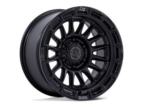 Rival - Matte Black W/ Gloss Blk-Lp - 17"x9" W/ 6X139.7mm Bolt Pattern, 4.53" Backspacing, & -12mm Offset Wheel by Black Rhino
