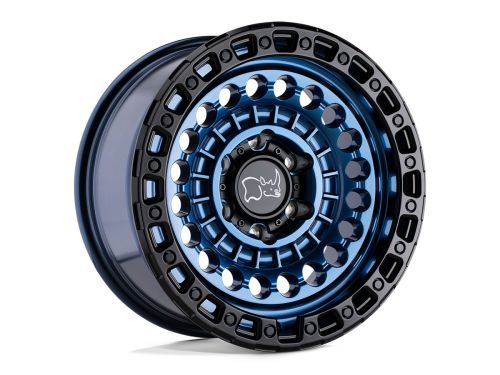 Sentinel - Cobalt Blue W/ Black Ring - 17"x8.5" W/ 8X170mm Bolt Pattern, 4.75" Backspacing, & 0mm Offset Wheel by Black Rhino