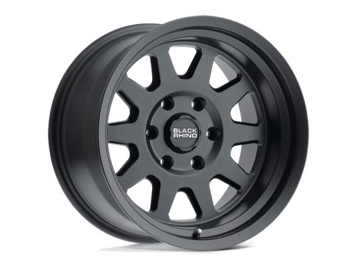 Stadium - Matte Black - 17"x9" W/ 6X135mm Bolt Pattern, 5.47" Backspacing, & 12mm Offset Wheel by Black Rhino